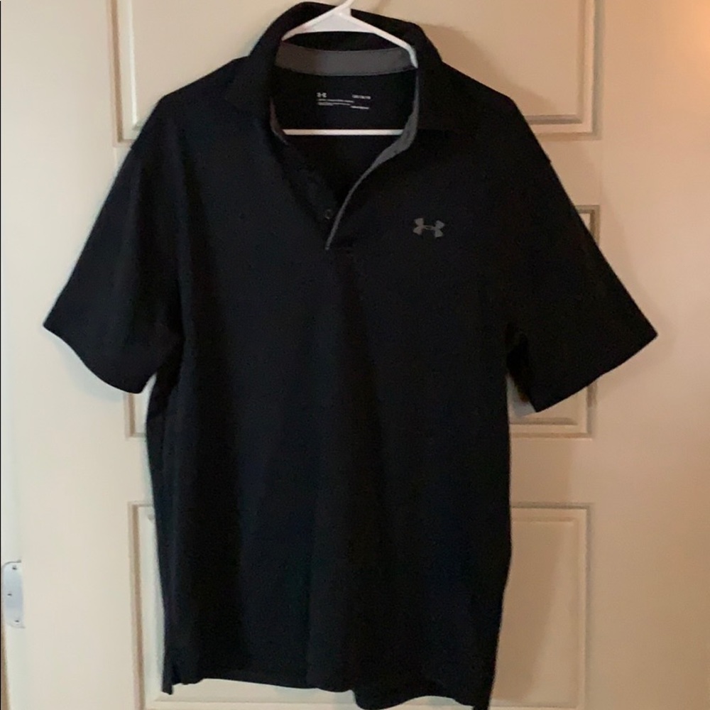 Men’s Black Under Armour Polo
